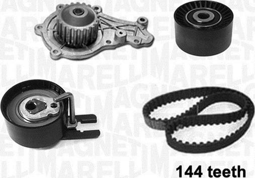 Magneti Marelli 341406450001 - Водяной насос + комплект зубчатого ремня ГРМ unicars.by