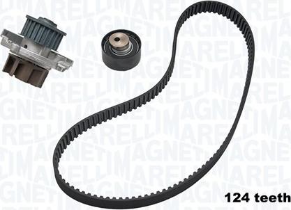 Magneti Marelli 341401860002 - Водяной насос + комплект зубчатого ремня ГРМ unicars.by