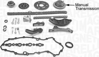 Magneti Marelli 341500001510 - Комплект цепи привода распредвала unicars.by