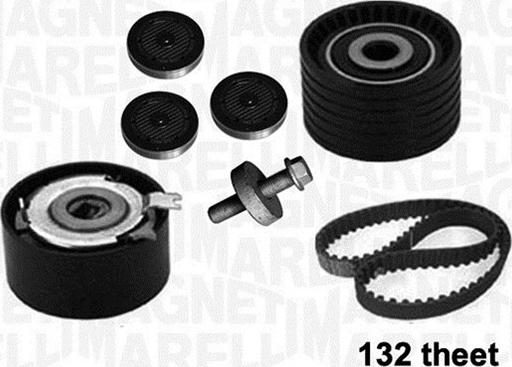 Magneti Marelli 341304710000 - Комплект зубчатого ремня ГРМ unicars.by