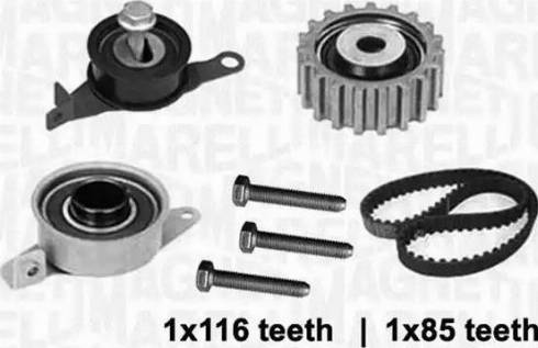 Magneti Marelli 341301080000 - Комплект зубчатого ремня ГРМ unicars.by