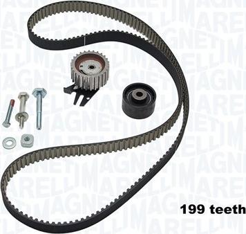 Magneti Marelli 341303440000 - Комплект зубчатого ремня ГРМ unicars.by