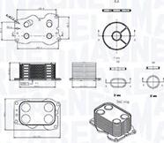 Magneti Marelli 350300000900 - Масляный радиатор, двигательное масло unicars.by