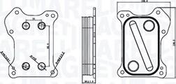 Magneti Marelli 350300000800 - Масляный радиатор, двигательное масло unicars.by