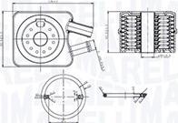 Magneti Marelli 350300003200 - Масляный радиатор, двигательное масло unicars.by