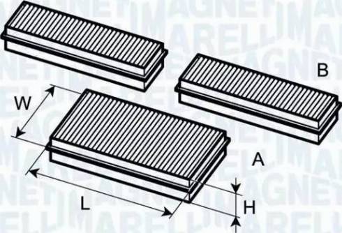 Magneti Marelli 350203061780 - Фильтр воздуха в салоне unicars.by