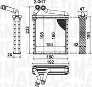 Magneti Marelli 350218442000 - Теплообменник, отопление салона unicars.by