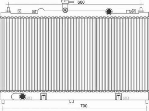 Magneti Marelli 350213941000 - Радиатор, охлаждение двигателя unicars.by