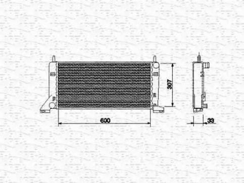 Magneti Marelli 350213465000 - Радиатор, охлаждение двигателя unicars.by