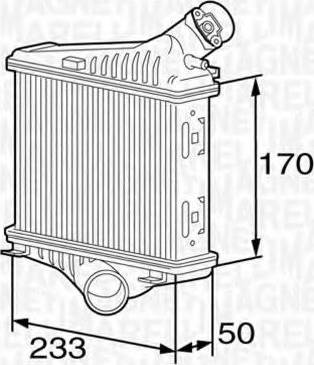 Magneti Marelli 350213127700 - Радиатор, охлаждение двигателя unicars.by