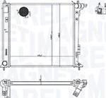 Magneti Marelli 350213216200 - Радиатор, охлаждение двигателя unicars.by