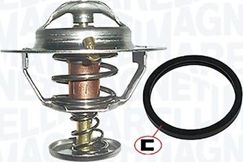 Magneti Marelli 352317001140 - Термостат охлаждающей жидкости / корпус unicars.by