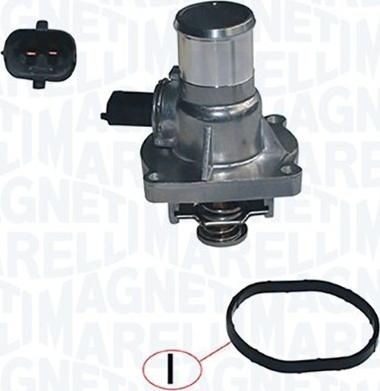 Magneti Marelli 352317001700 - Термостат охлаждающей жидкости / корпус unicars.by