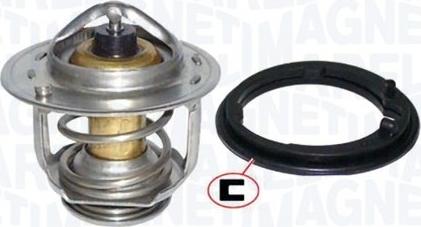 Magneti Marelli 352317100500 - Термостат охлаждающей жидкости / корпус unicars.by