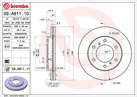 Magneti Marelli 360406093100 - Тормозной диск unicars.by