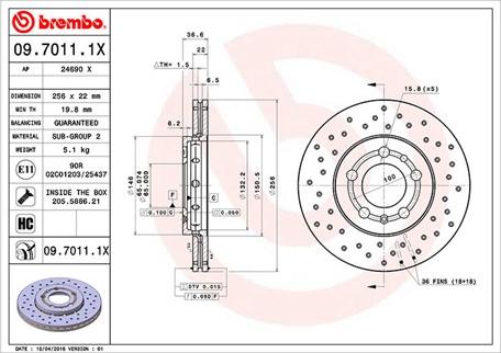 Magneti Marelli 360406049402 - Тормозной диск unicars.by