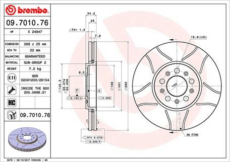 Magneti Marelli 360406049305 - Тормозной диск unicars.by