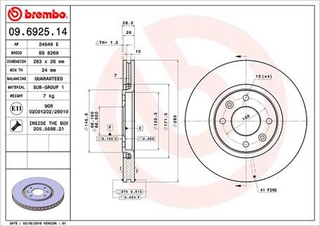 Magneti Marelli 360406040700 - Тормозной диск unicars.by