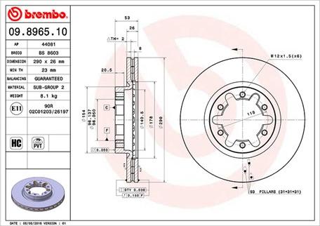 Magneti Marelli 360406055300 - Тормозной диск unicars.by