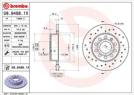 Magneti Marelli 360406050802 - Тормозной диск unicars.by