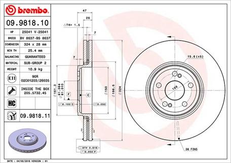 Magneti Marelli 360406058900 - Тормозной диск unicars.by