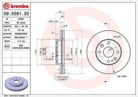 Magneti Marelli 360406052800 - Тормозной диск unicars.by