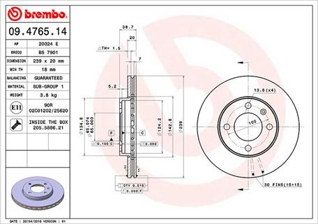 Magneti Marelli 360406000900 - Тормозной диск unicars.by