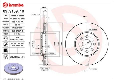 Magneti Marelli 360406008400 - Тормозной диск unicars.by