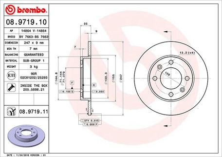 Magneti Marelli 360406019100 - Тормозной диск unicars.by