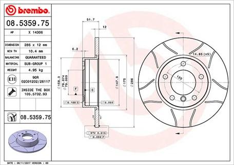 Magneti Marelli 360406015905 - Тормозной диск unicars.by