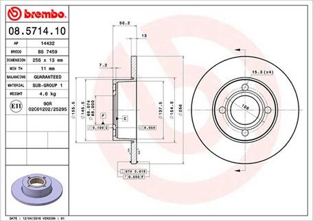 Magneti Marelli 360406012400 - Тормозной диск unicars.by