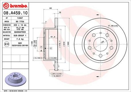 Magneti Marelli 360406089600 - Тормозной диск unicars.by