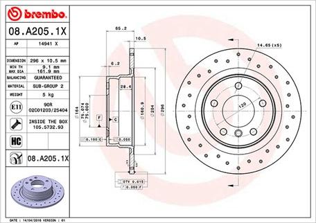 Magneti Marelli 360406089302 - Тормозной диск unicars.by