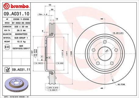 Magneti Marelli 360406089200 - Тормозной диск unicars.by