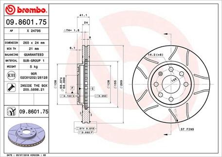 Magneti Marelli 360406039505 - Тормозной диск unicars.by