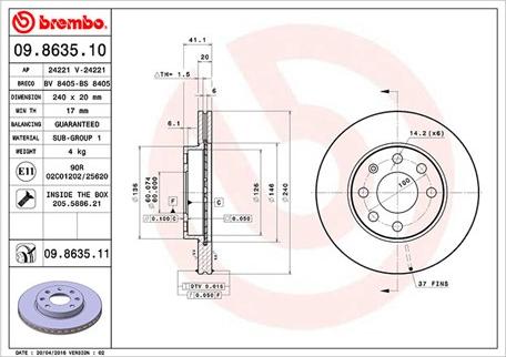 Magneti Marelli 360406039300 - Тормозной диск unicars.by