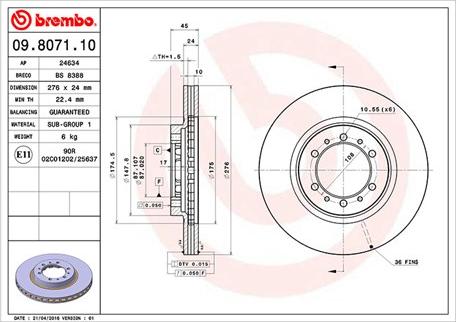 Magneti Marelli 360406034400 - Тормозной диск unicars.by