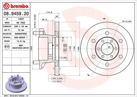 Magneti Marelli 360406024000 - Тормозной диск unicars.by