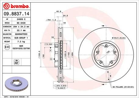 Magneti Marelli 360406026300 - Тормозной диск unicars.by