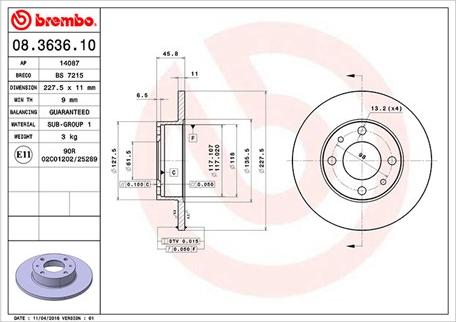 Magneti Marelli 360406020400 - Тормозной диск unicars.by