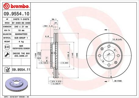 Magneti Marelli 360406028200 - Тормозной диск unicars.by