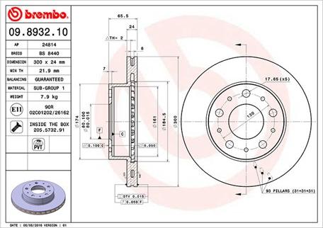 Magneti Marelli 360406023900 - Тормозной диск unicars.by