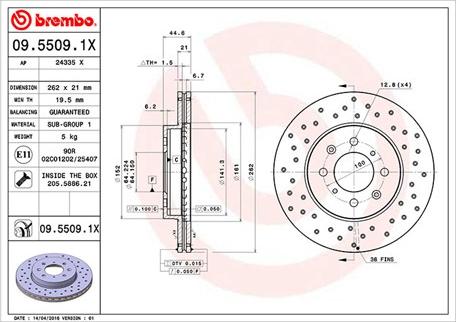 Magneti Marelli 360406027702 - Тормозной диск unicars.by