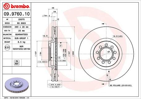 Magneti Marelli 360406074200 - Тормозной диск unicars.by