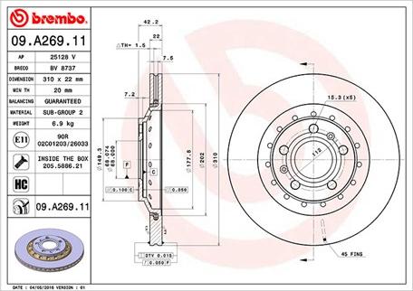 Magneti Marelli 360406070401 - Тормозной диск unicars.by