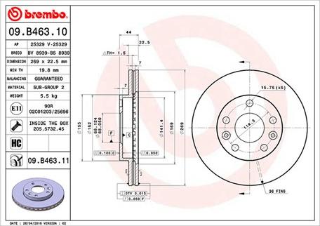 Magneti Marelli 360406110300 - Тормозной диск unicars.by