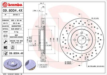 Magneti Marelli 360406134002 - Тормозной диск unicars.by