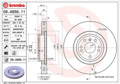 Magneti Marelli 360406122001 - Тормозной диск unicars.by