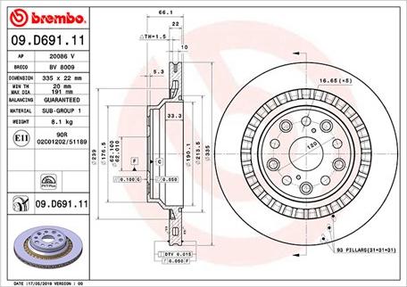 Magneti Marelli 360406170601 - Тормозной диск unicars.by