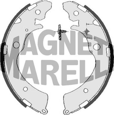 Magneti Marelli 360219198349 - Тормозные башмаки, барабанные unicars.by